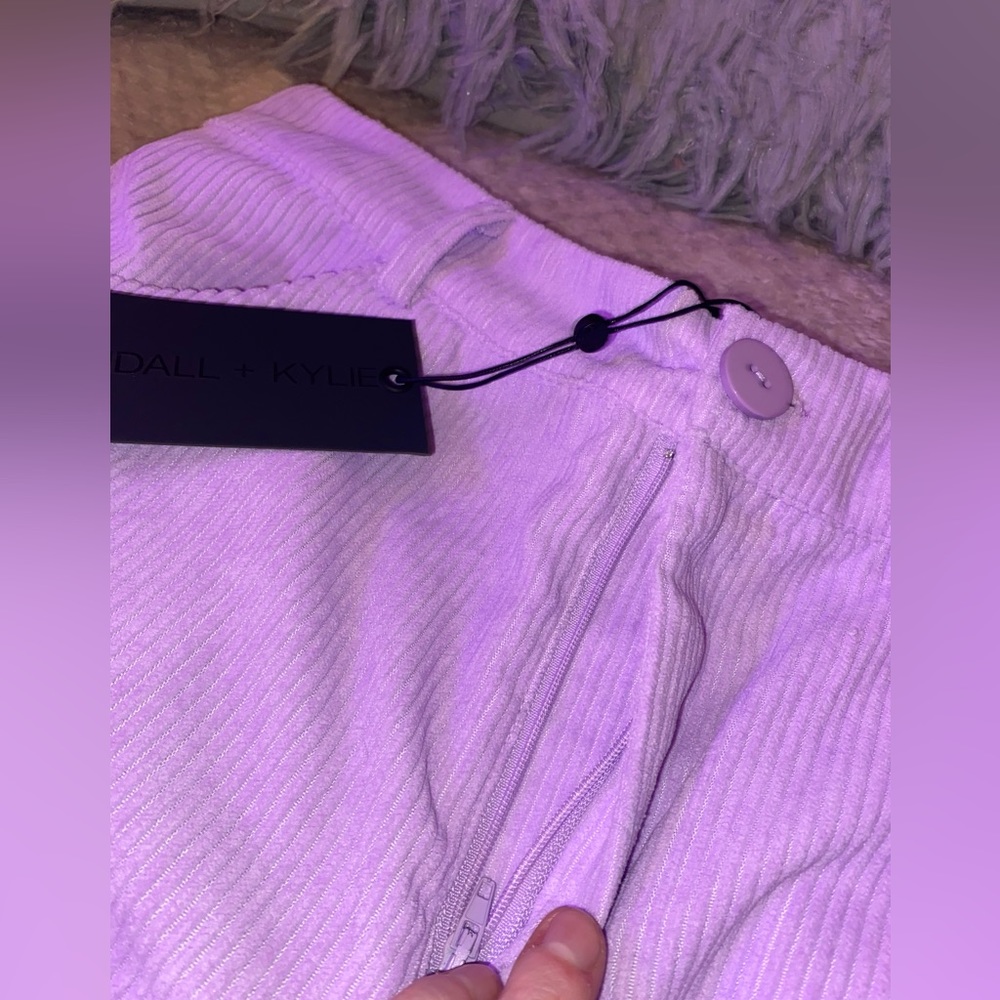 purple jeans